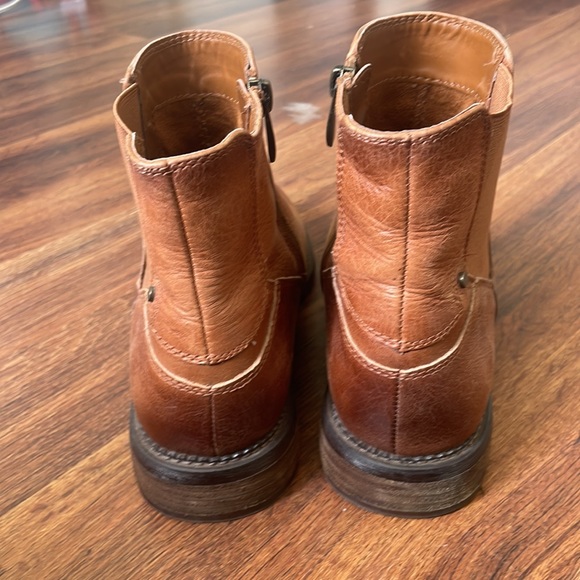 Franco Sarto brown leather ankle boots - Picture 4 of 7